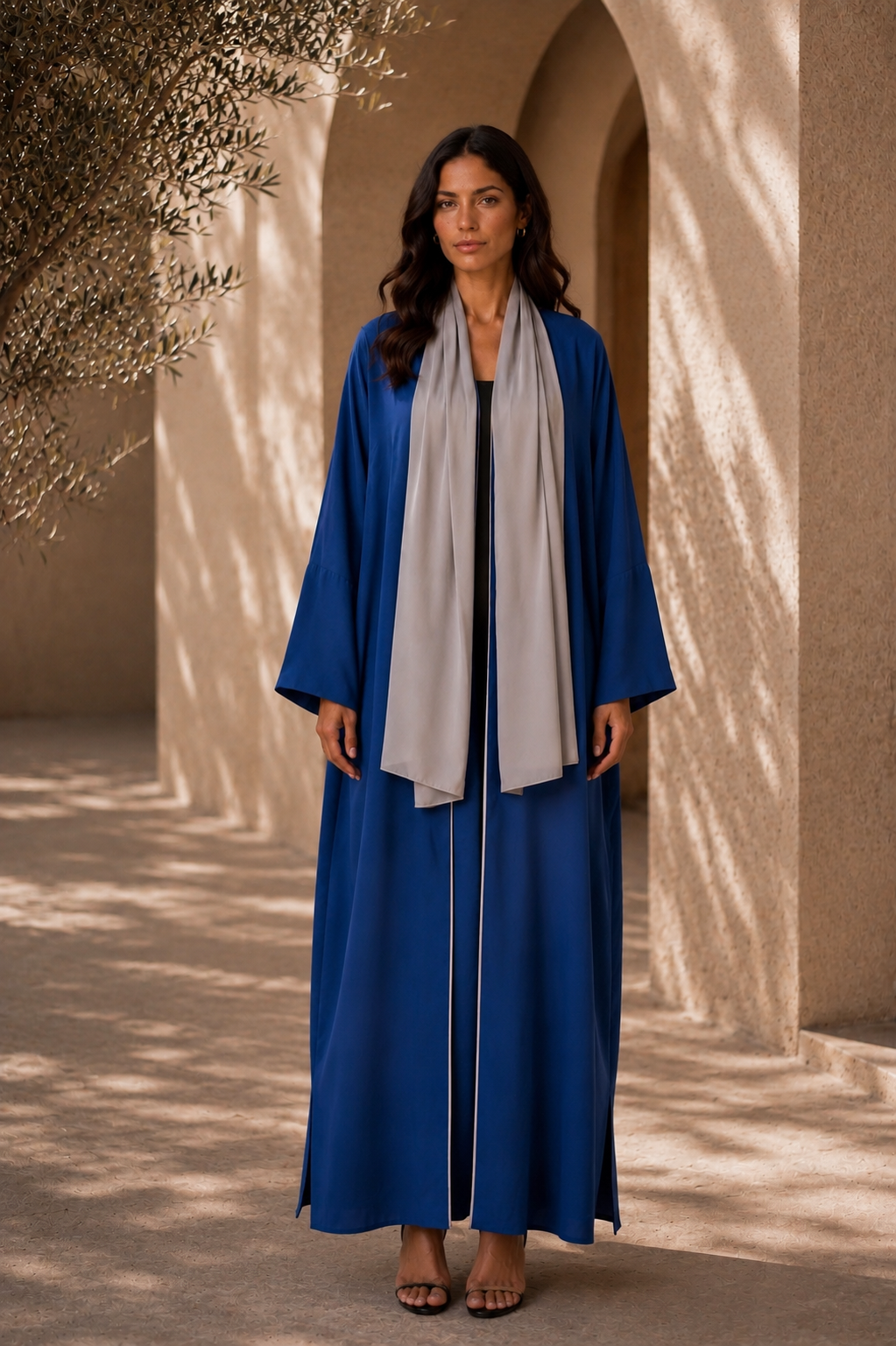 Classic Bisht Abaya - Blue