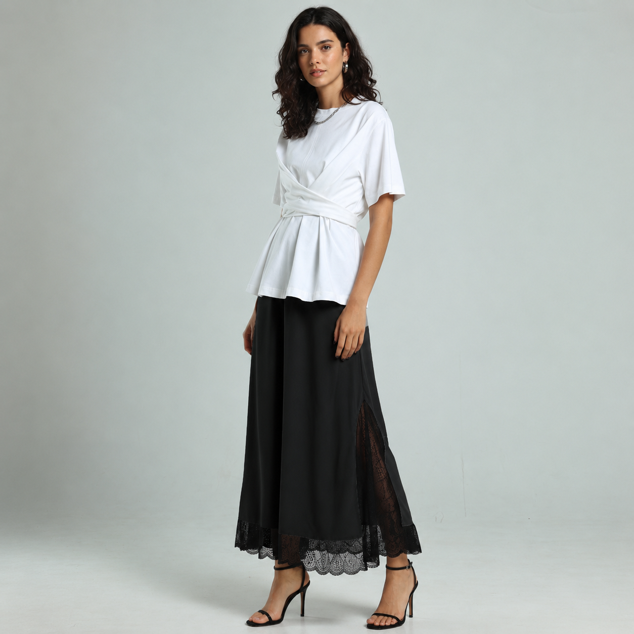 Lace Skirt - Black