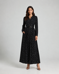 Polka Dots Dress - Black