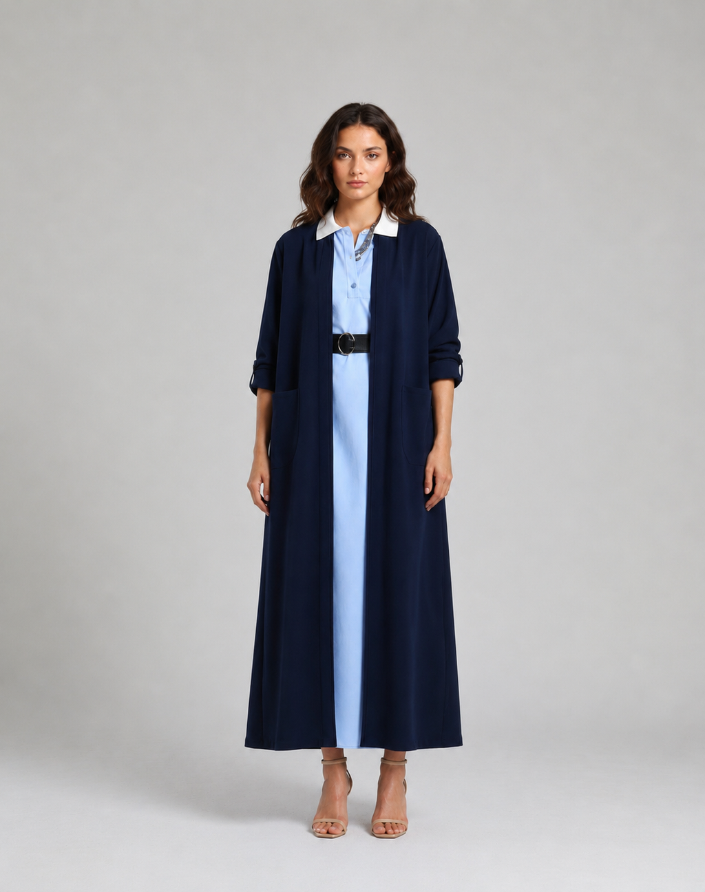 Polo Dress - Blue