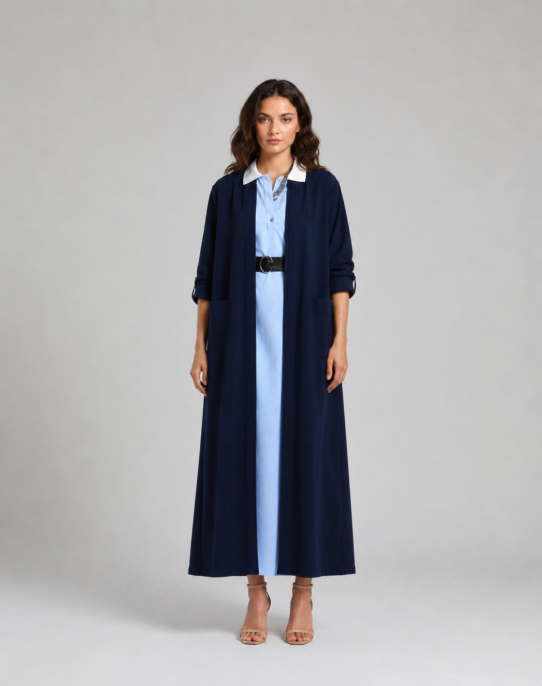 Polo Dress - Blue