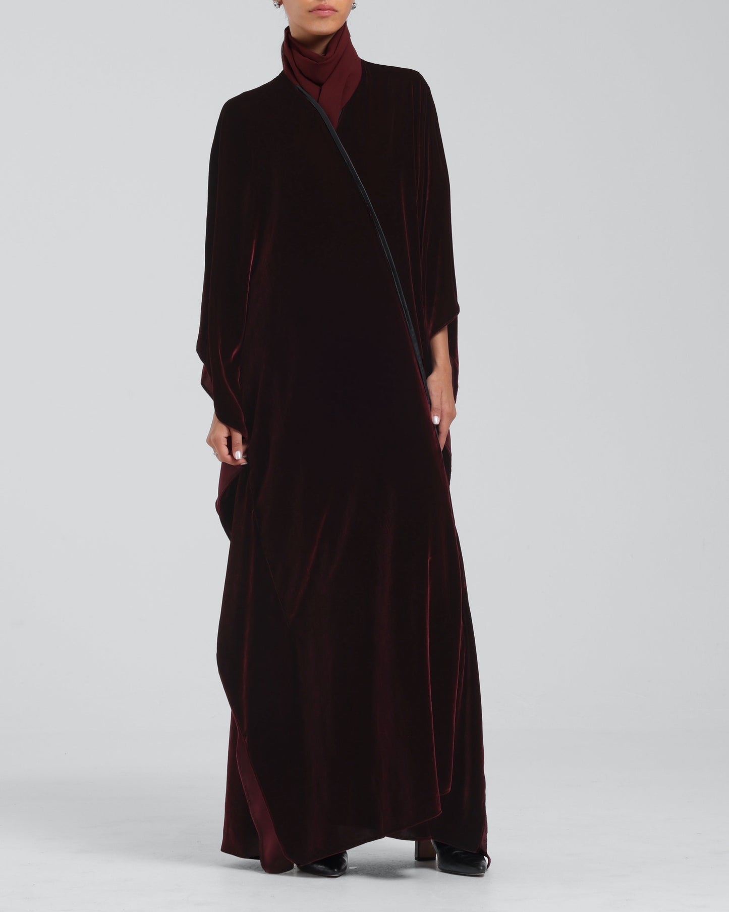 Lutia Maroon Bisht