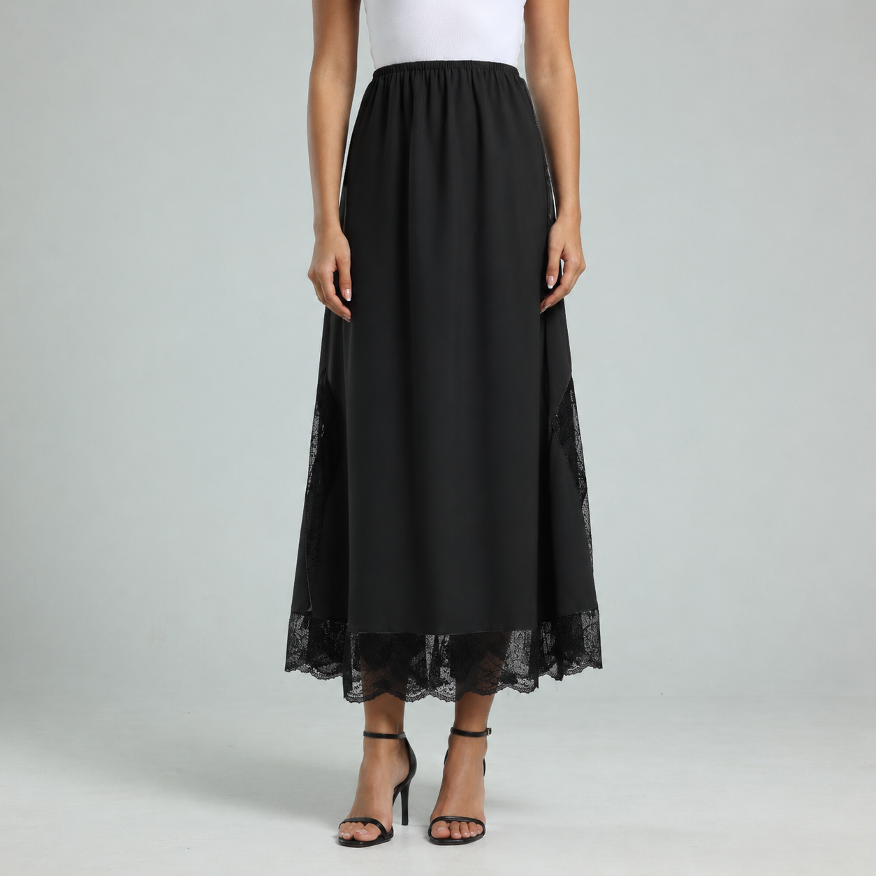 Lace Skirt - Black