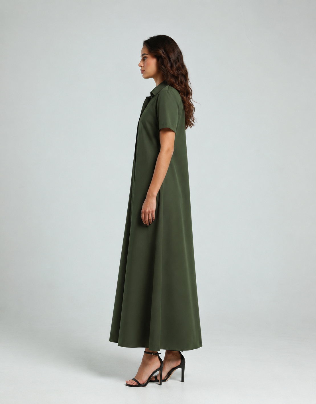 Polo Dress - Olive