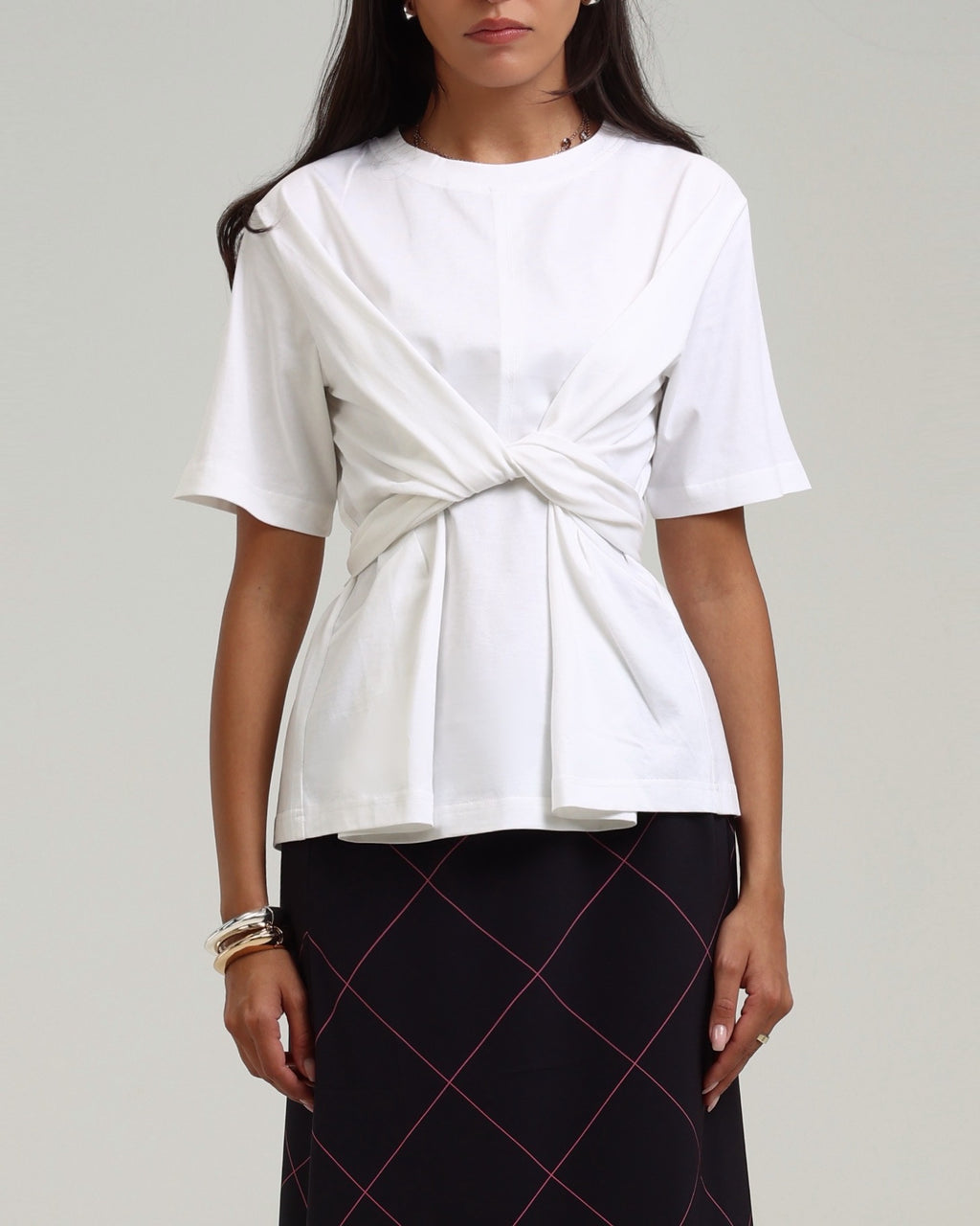 Wrap T-Shirt - White