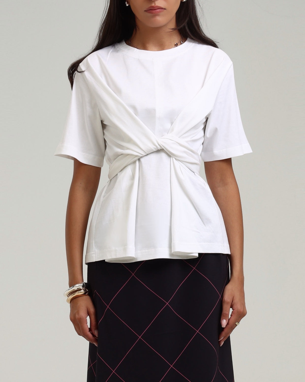 Wrap T-Shirt - White