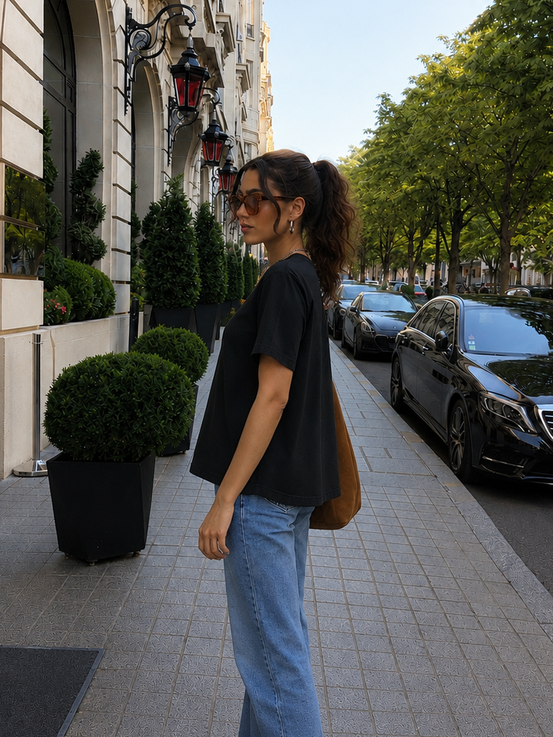 Trapeze T-Shirt - Black