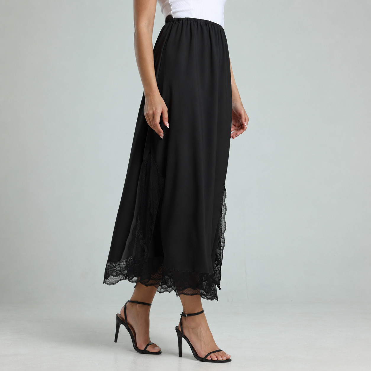 Lace Skirt - Black