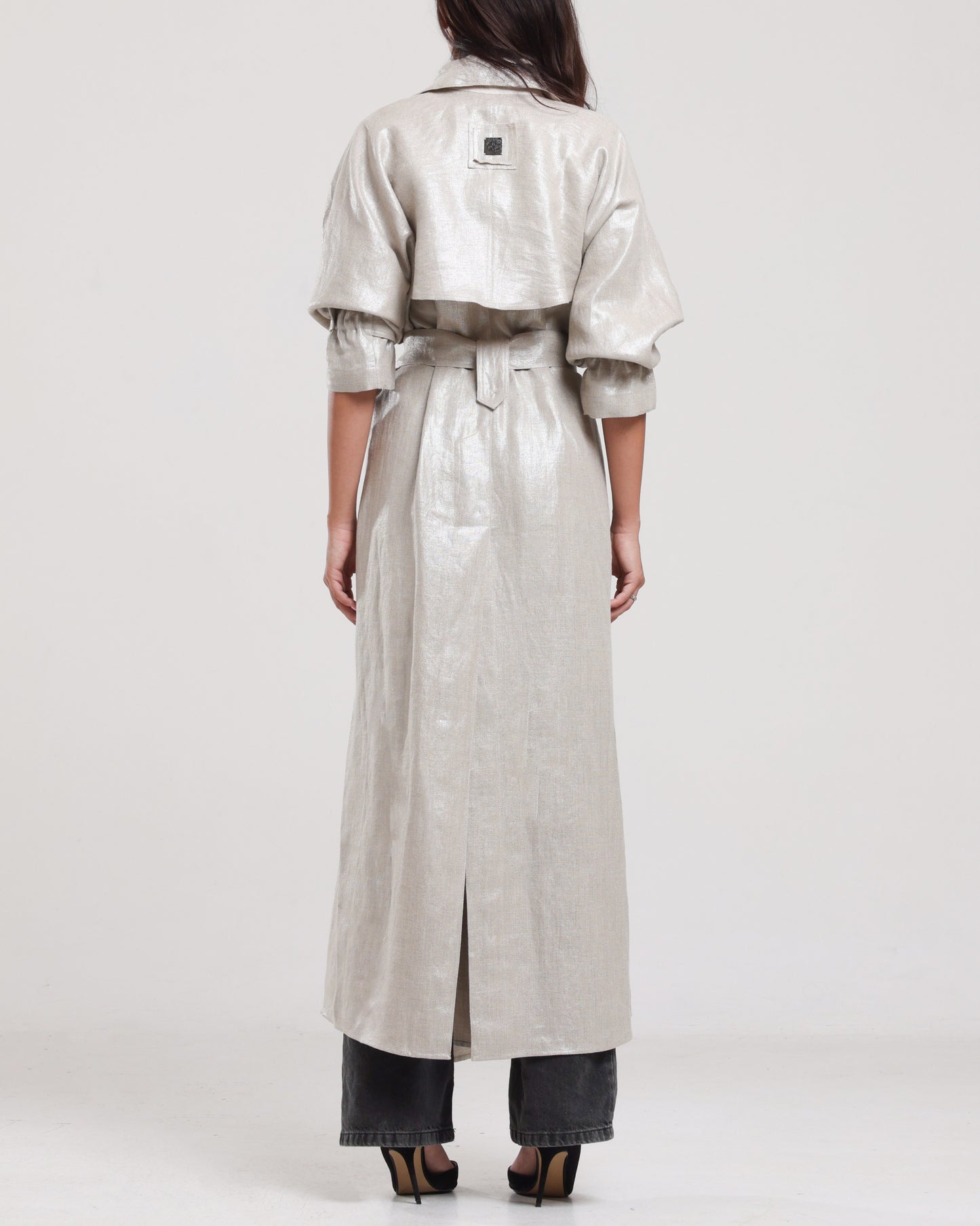 Linen trench