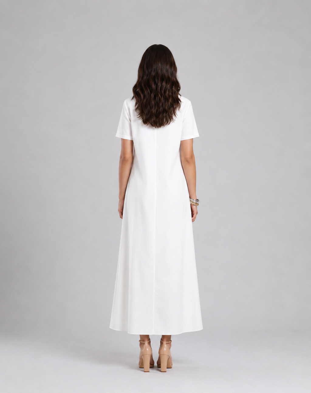 Polo Dress - White