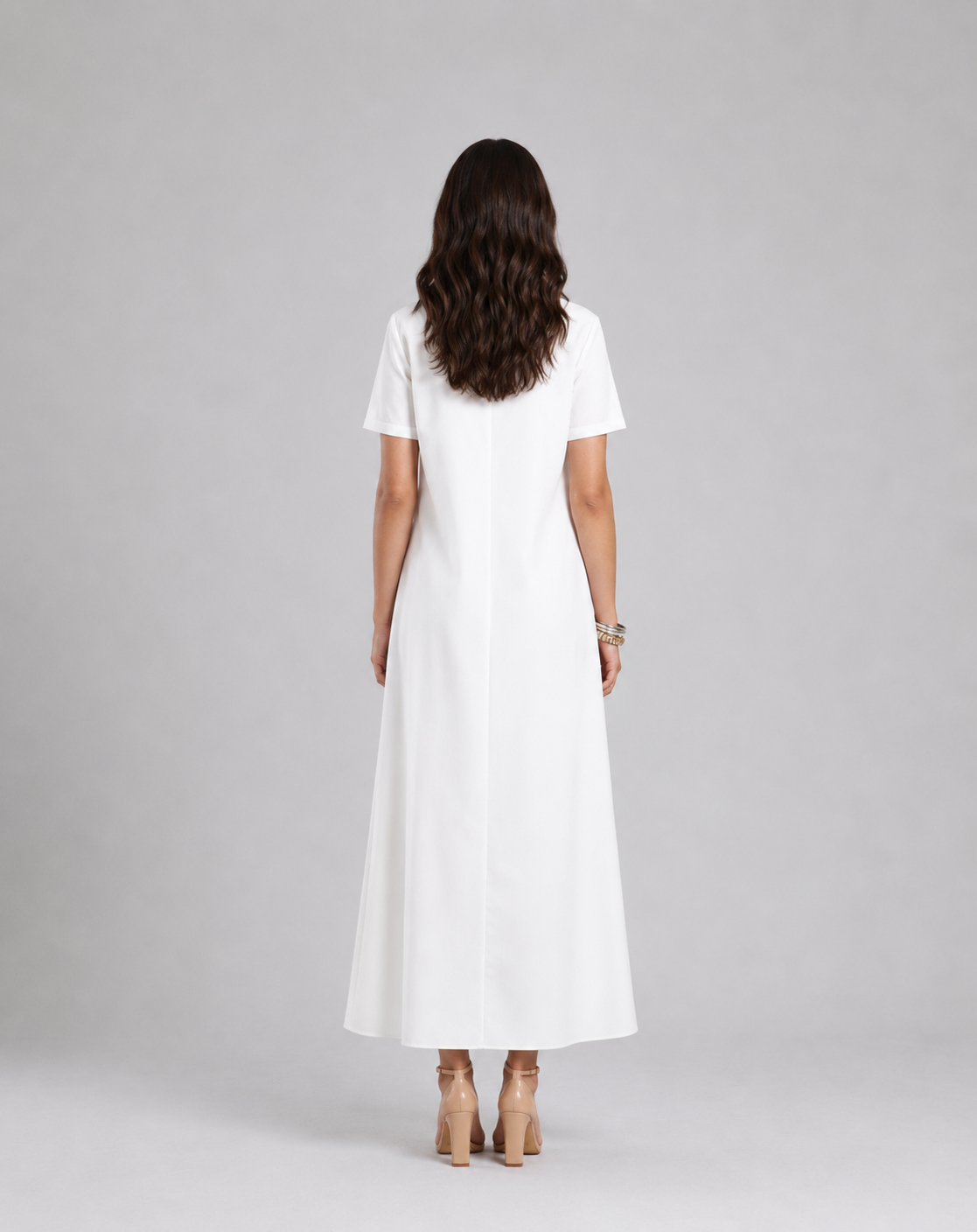 Polo Dress - White