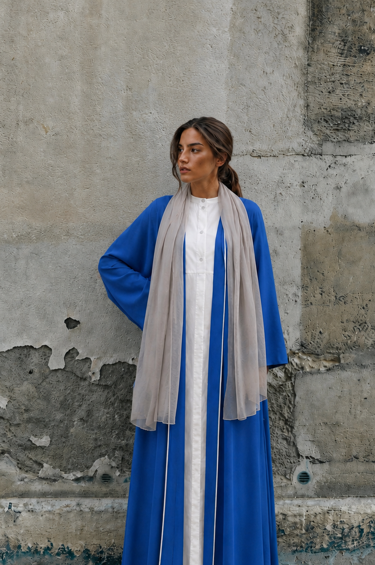 Classic Bisht Abaya - Blue