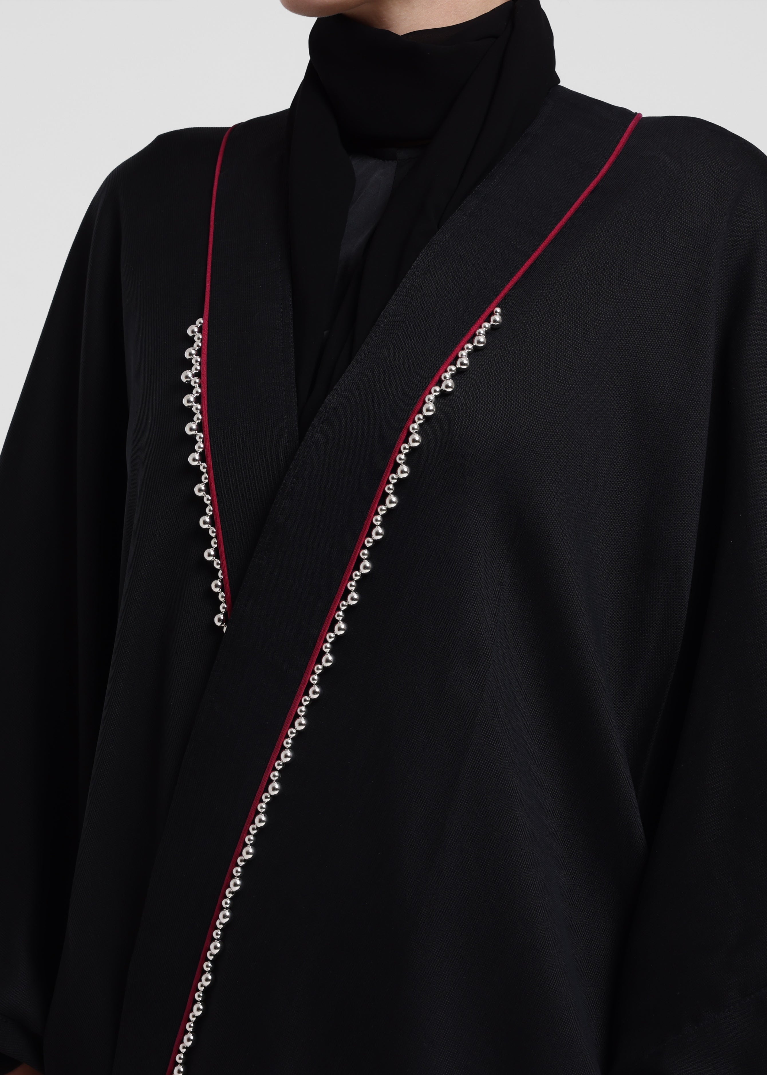 Classic Black Bisht/Berry