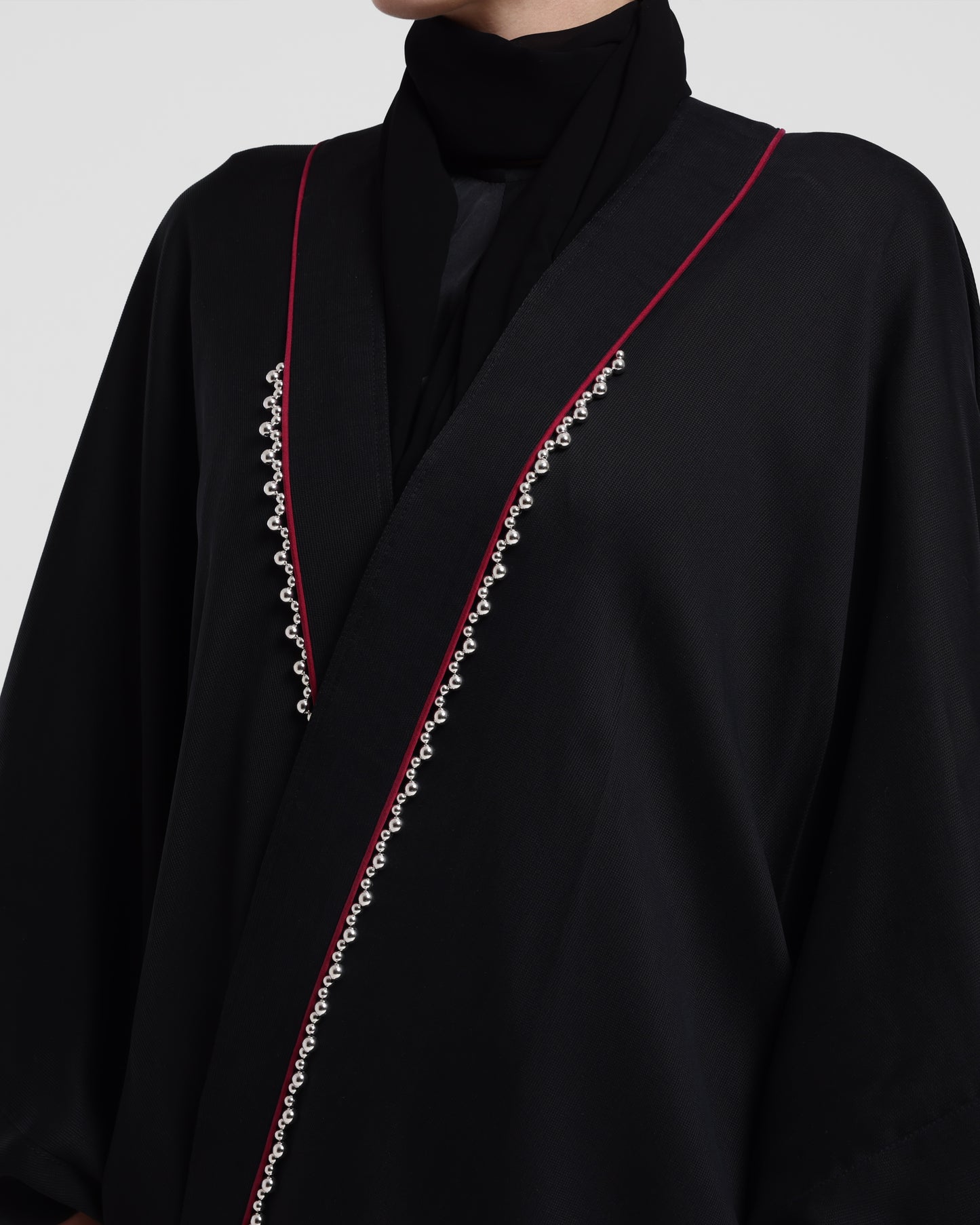 Classic Black Bisht/Berry