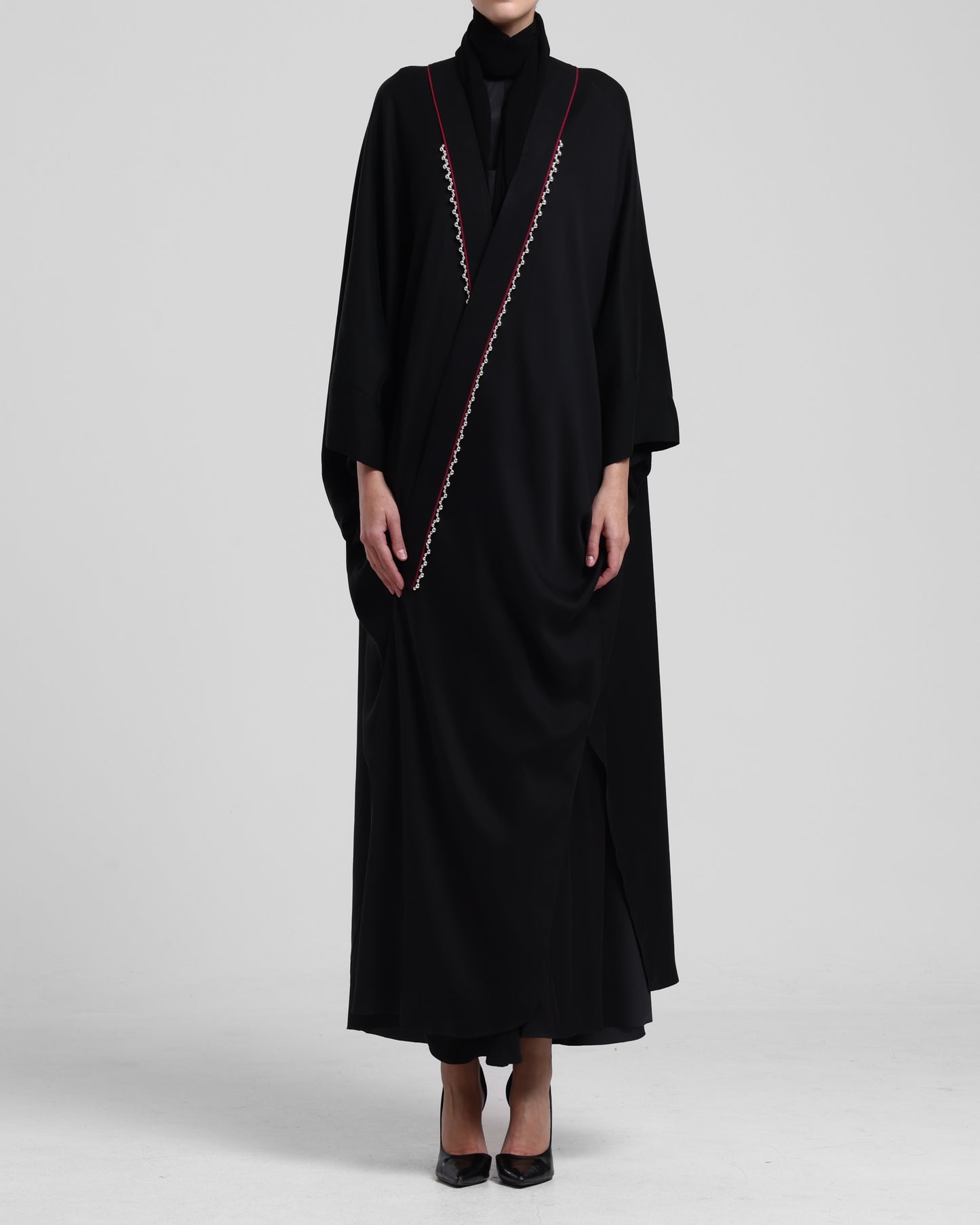 Classic Black Bisht/Berry