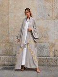 Stone Floral Signature Bisht