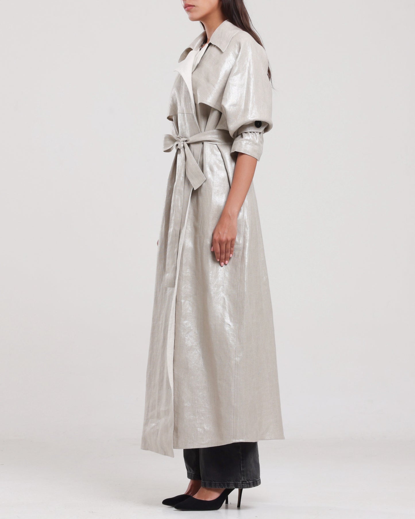 Linen trench