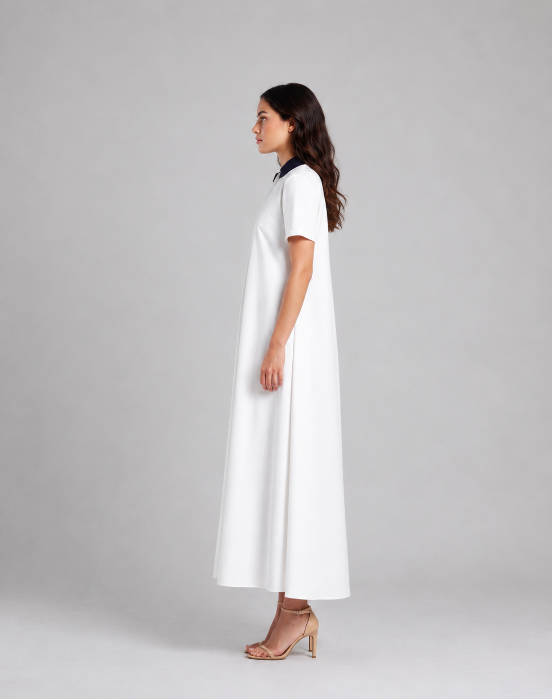 Polo Dress - White