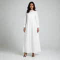 Tux Shirt Dress - White