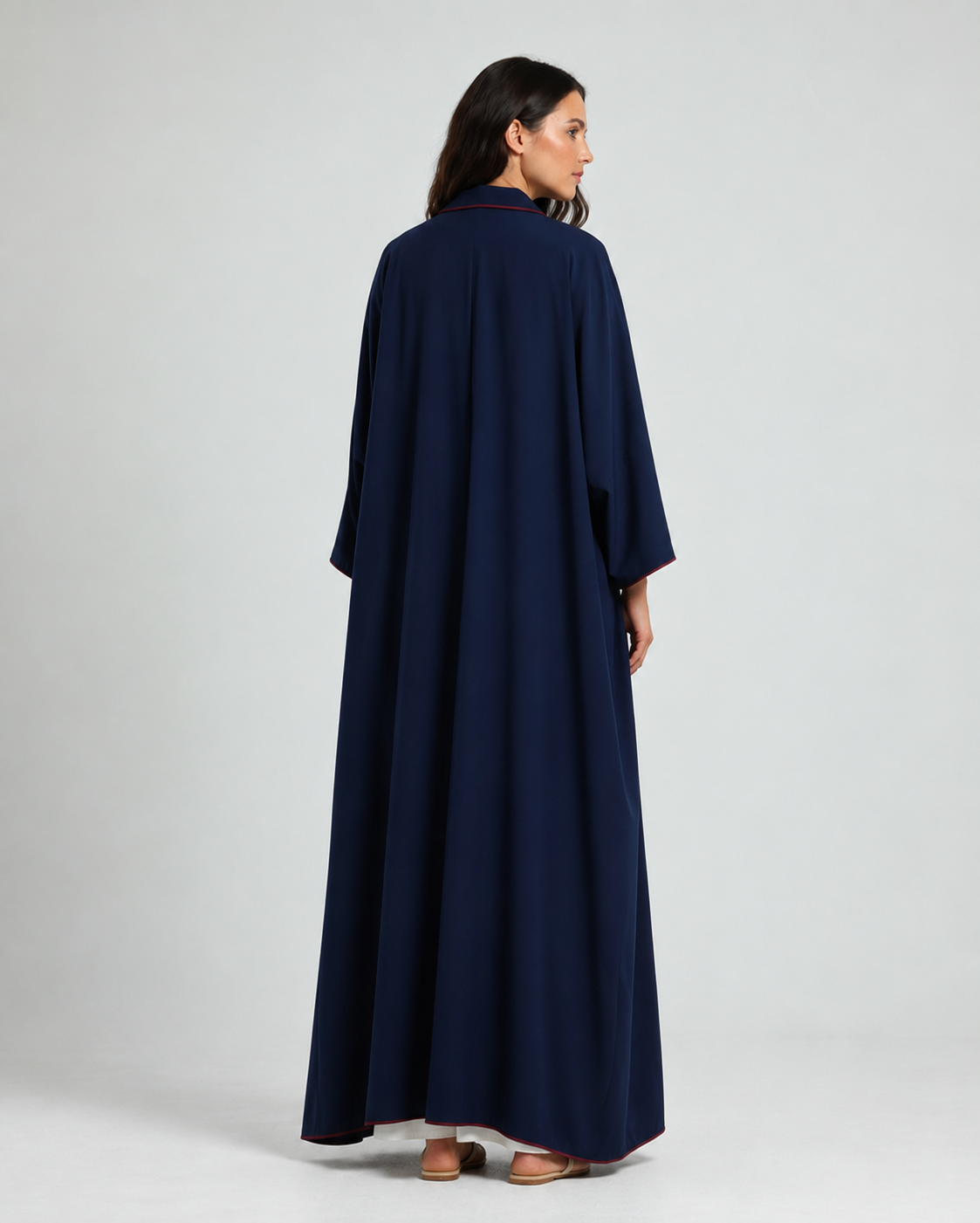 Classic Bisht Abaya - Navy
