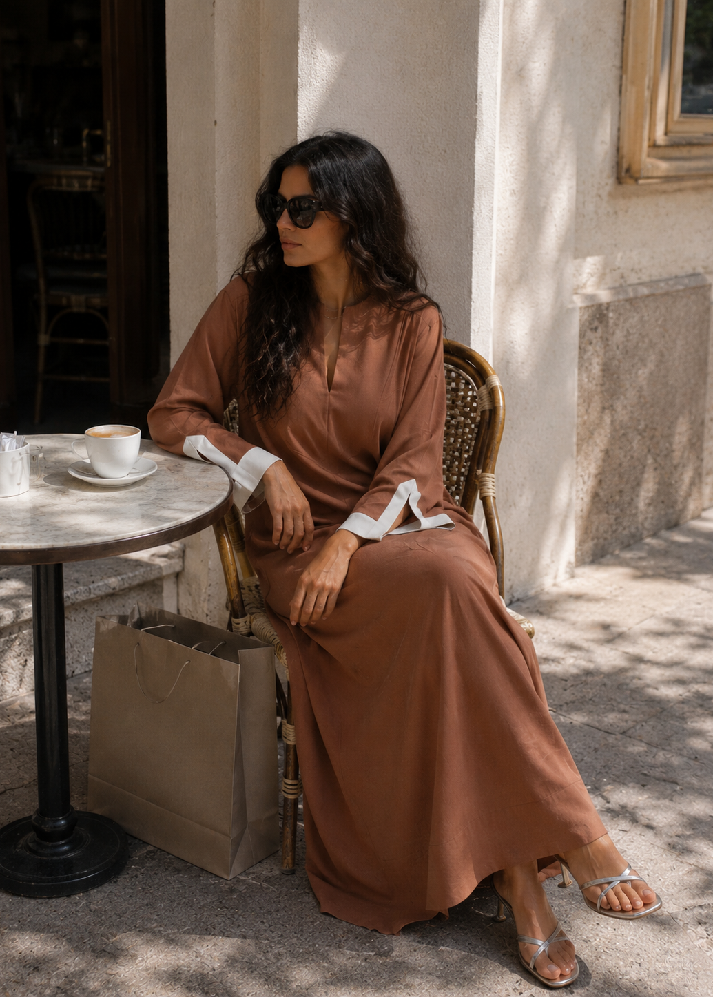 Classic Kaftan - Brick