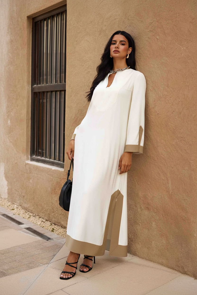 Classic Kaftan - Off-White