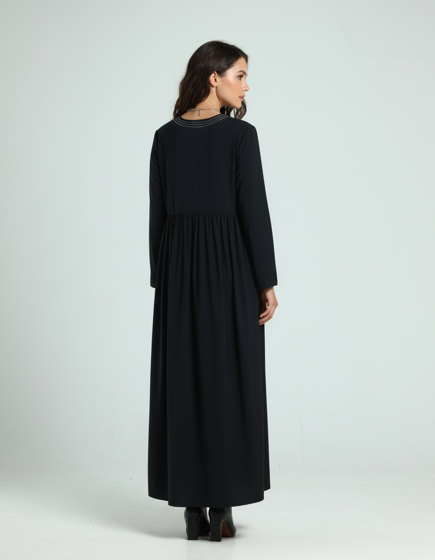 قفطان الجميع - أسود