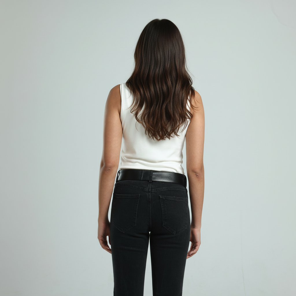 Neck Tie Tank Top - Off-White