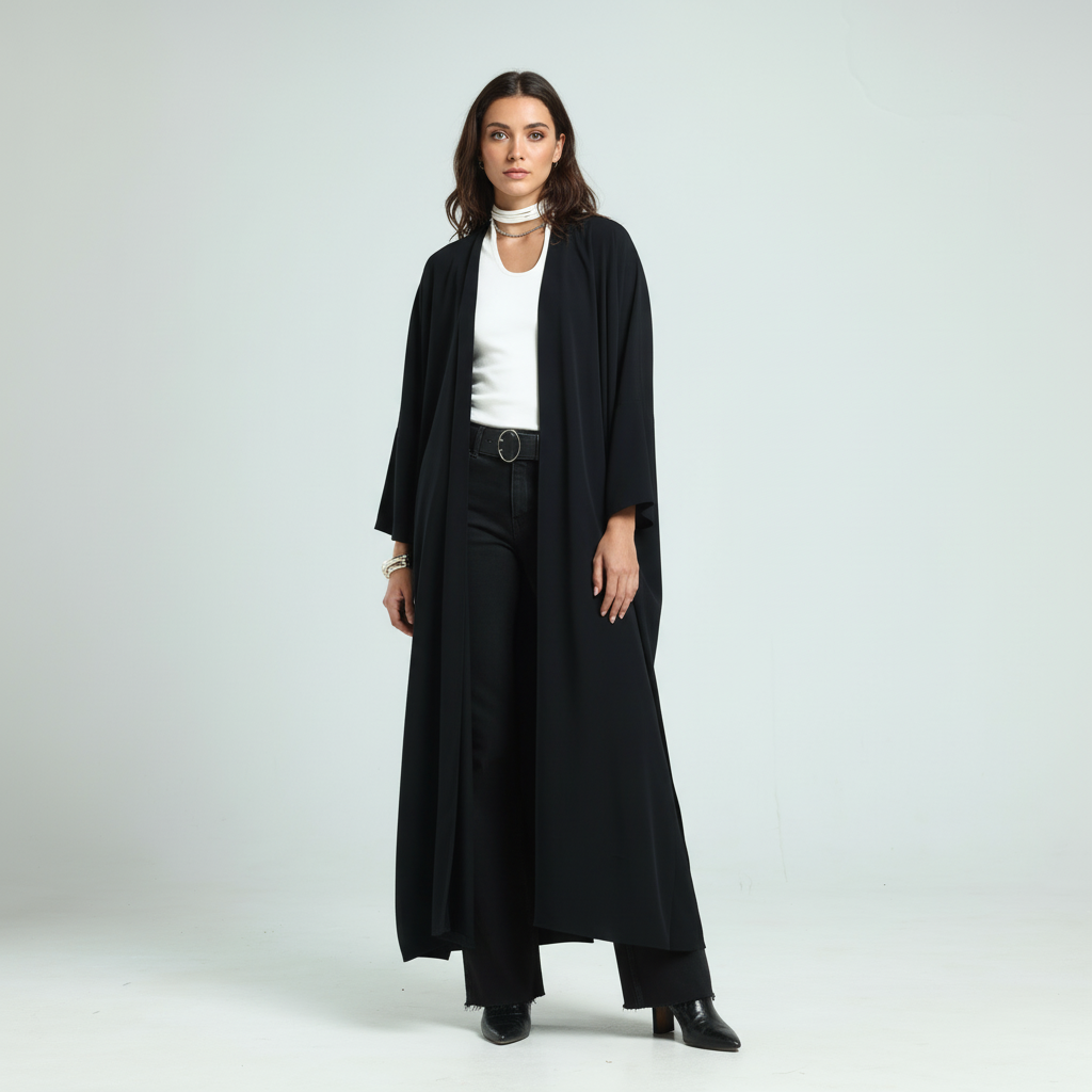 Classic Bisht Abaya - Black