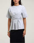Wrap T-shirt- Grey