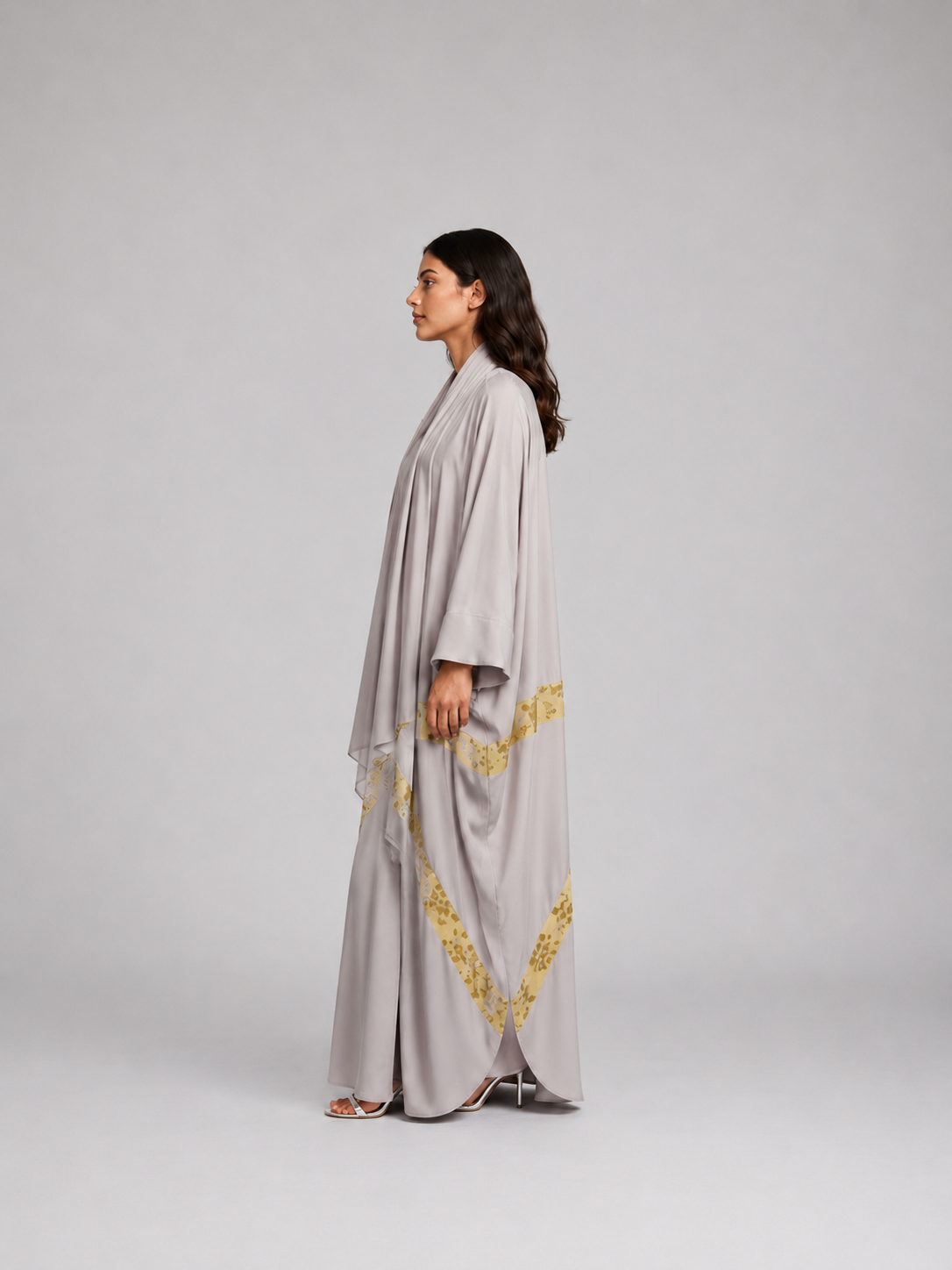 Stone Floral Signature Bisht