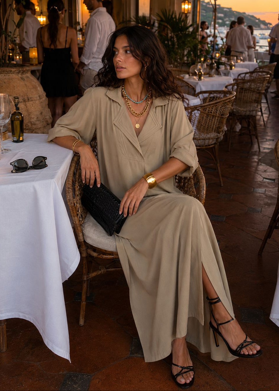 Shirt Kaftan - Beige