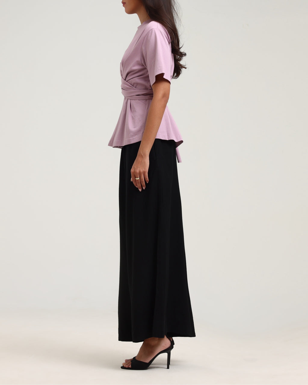 Wrap T-shirt- Pink