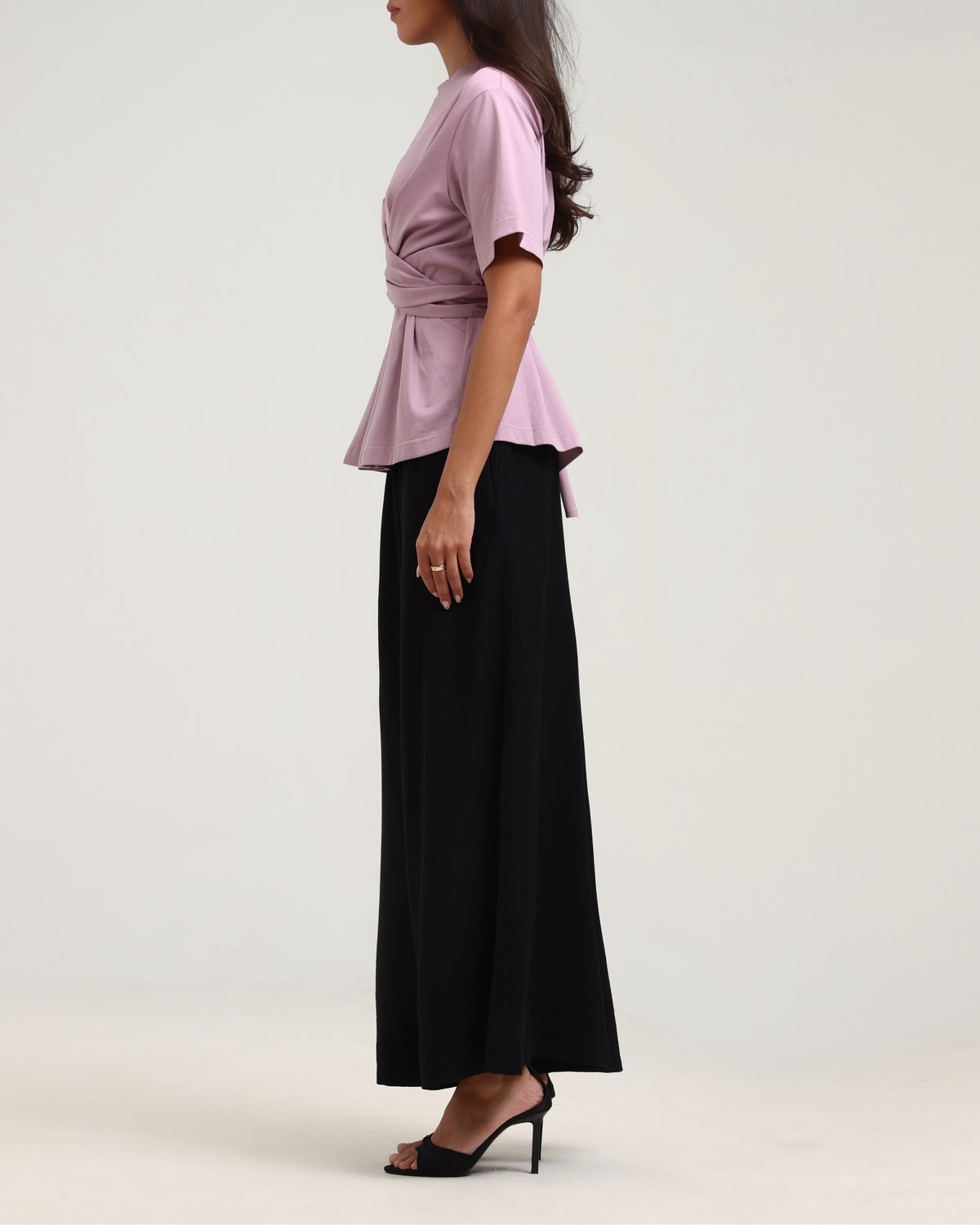 Wrap T-shirt- Pink