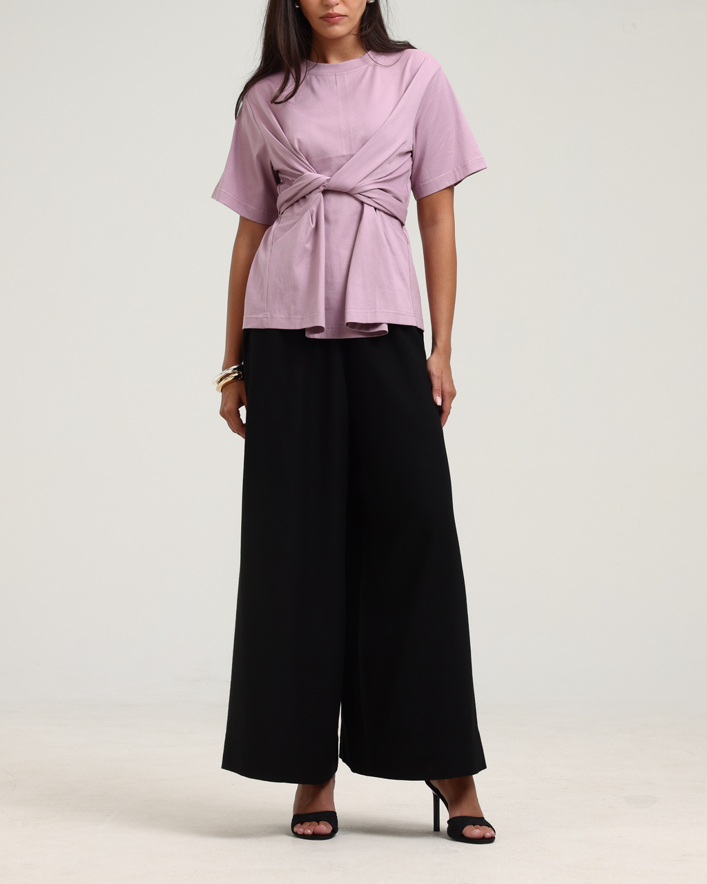 Wrap T-shirt- Pink