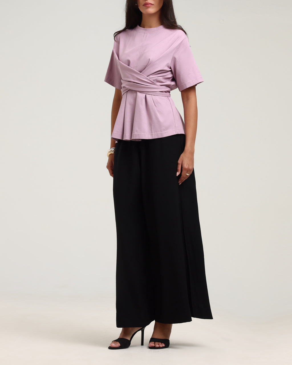 Wrap T-shirt- Pink