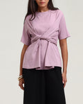 Wrap T-shirt- Pink
