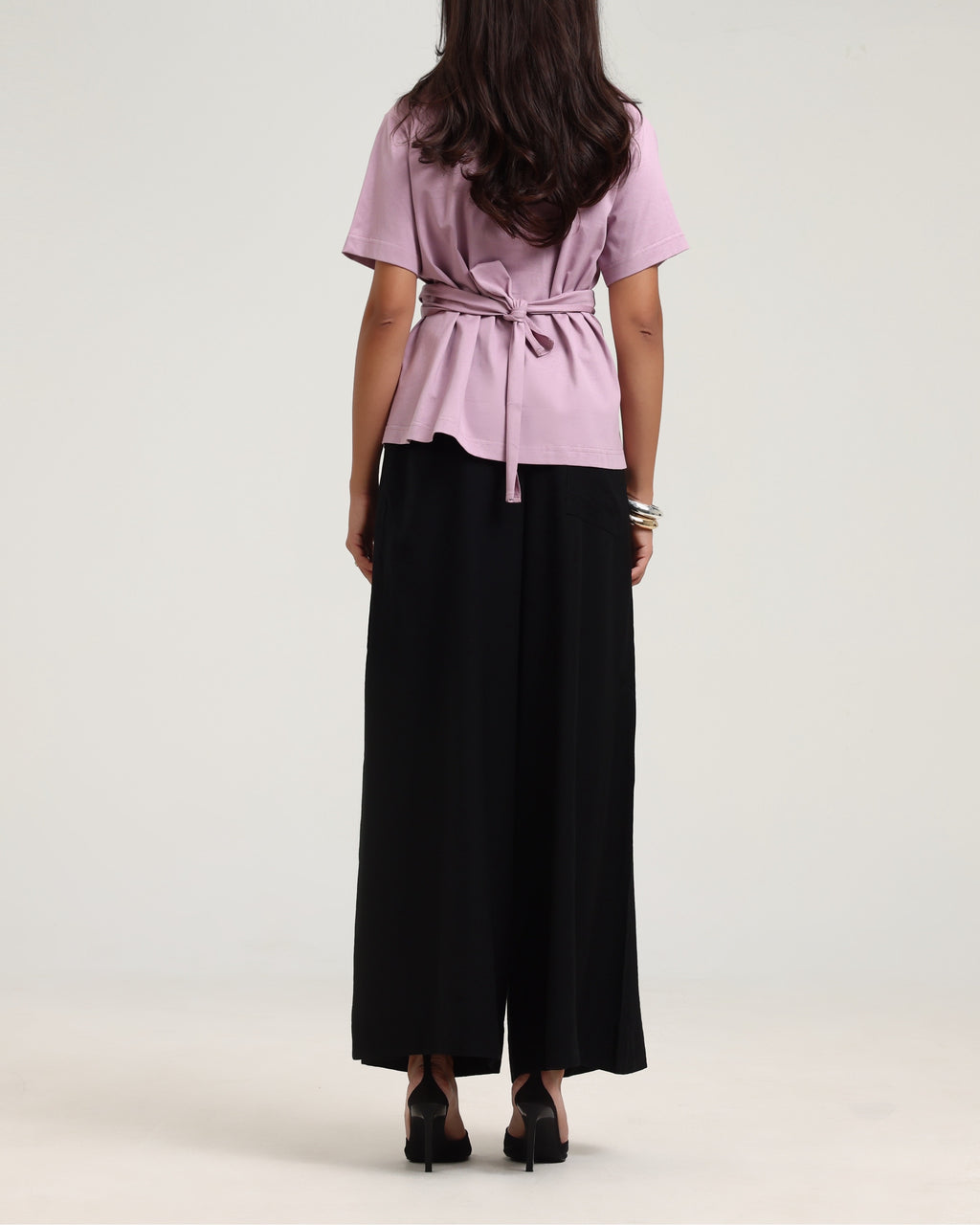 Wrap T-shirt- Pink