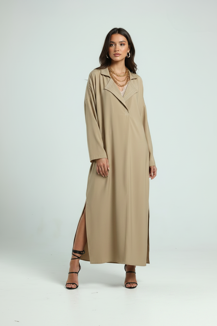 Shirt Kaftan - Beige