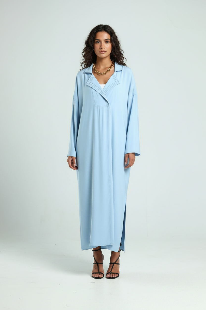 Shirt Kaftan - Sky Blue