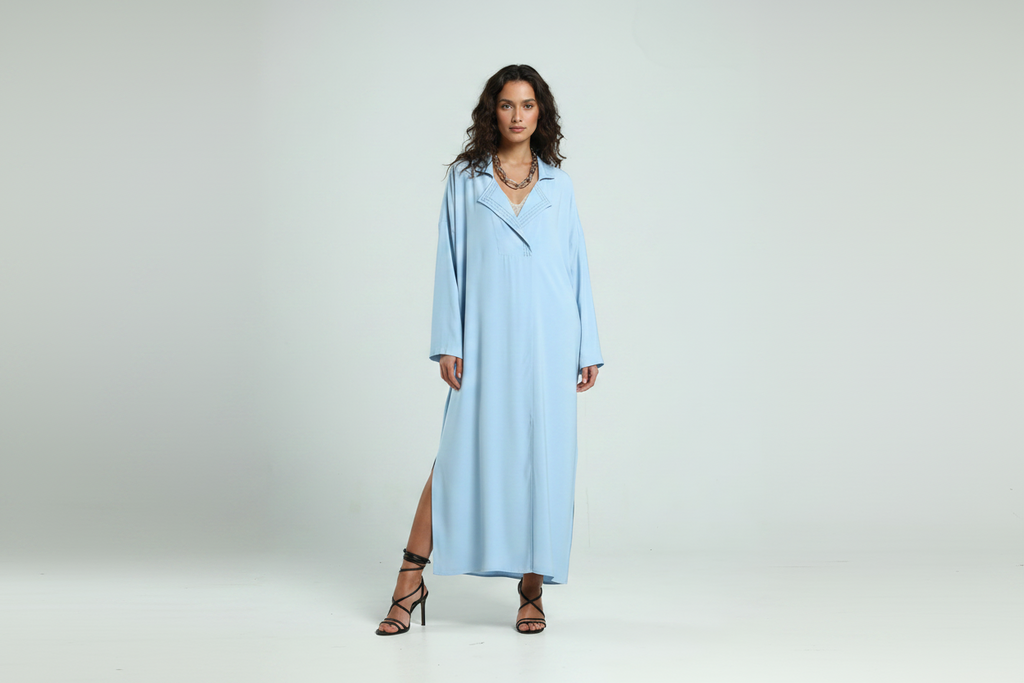 Shirt Kaftan - Sky Blue