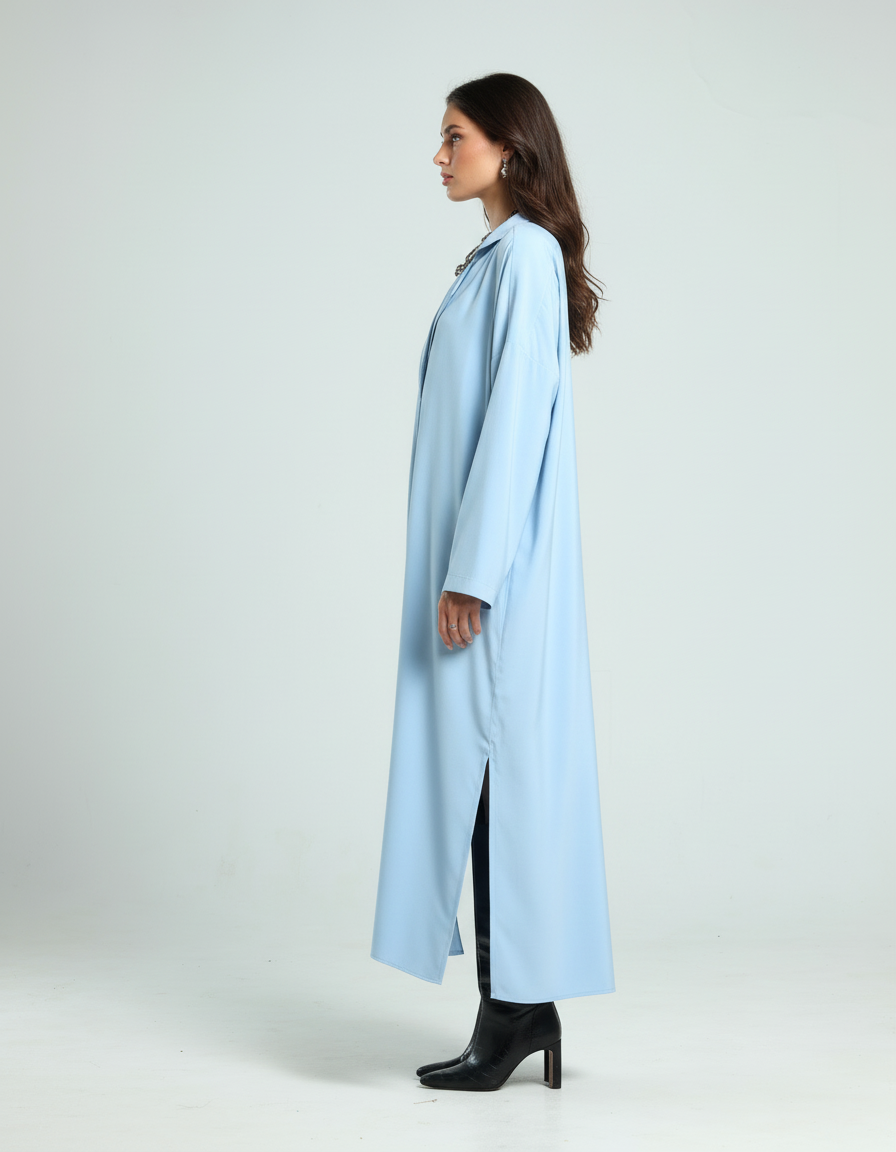 Shirt Kaftan - Sky Blue