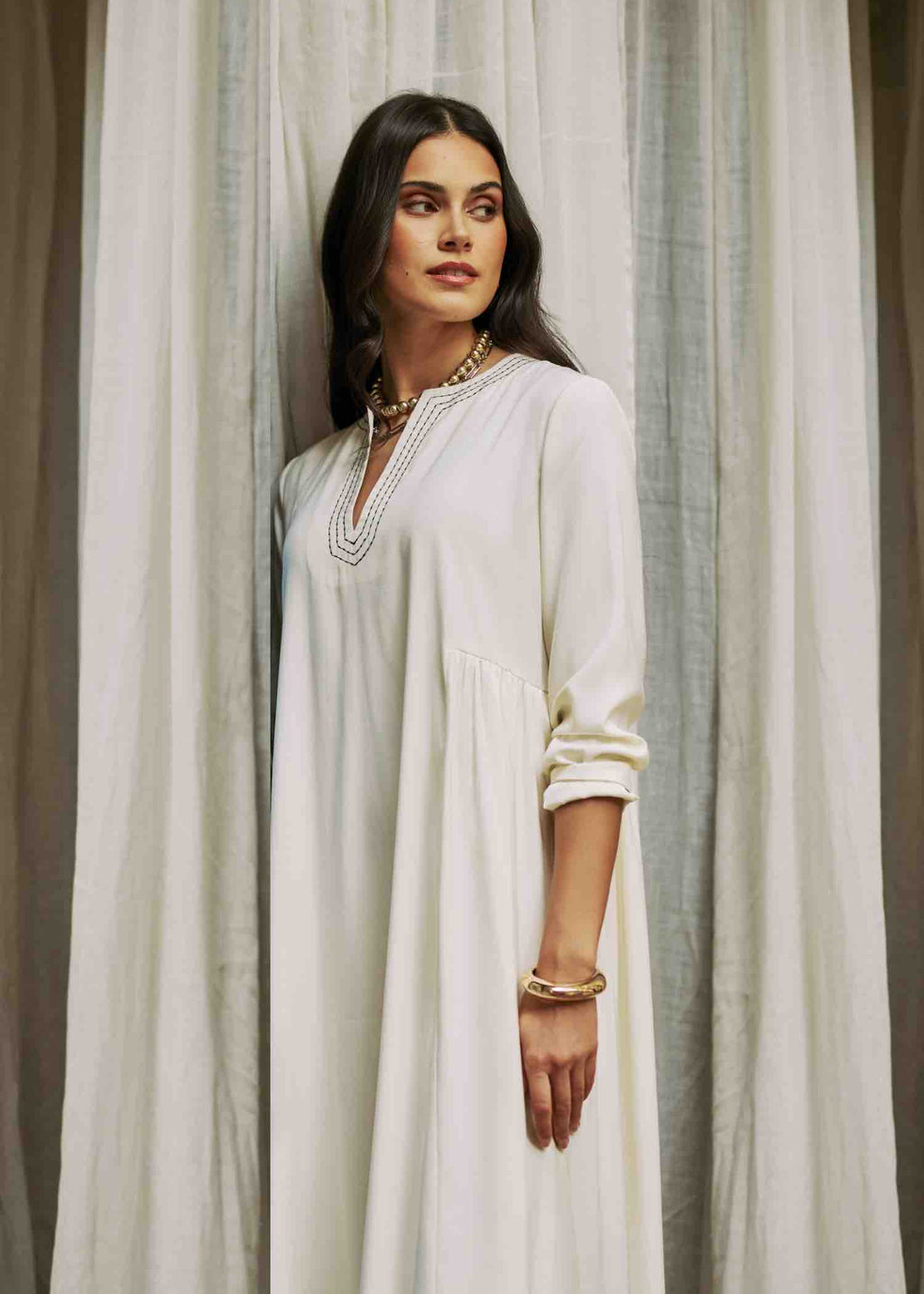 Everyone's Kaftan - Off-White