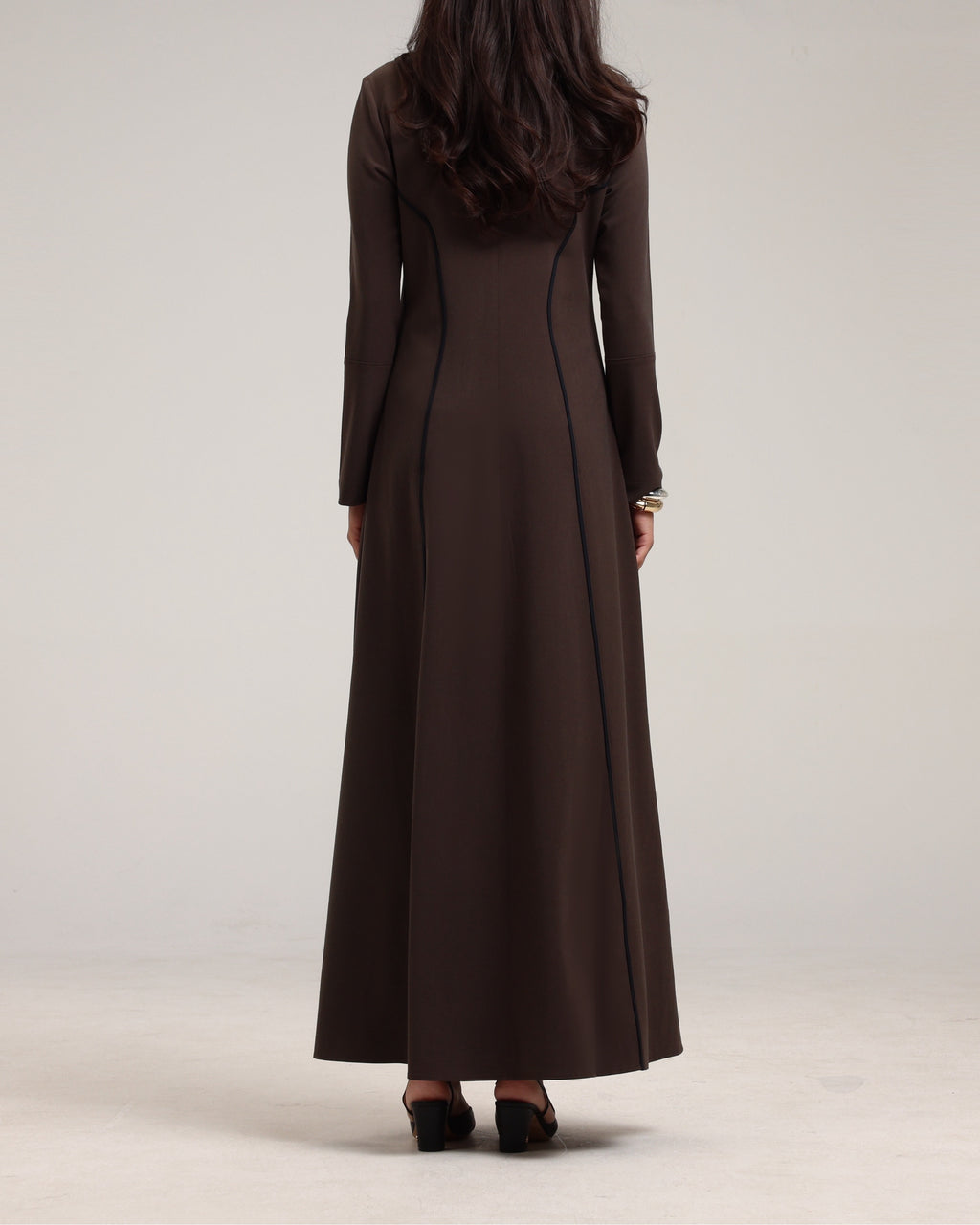 Marian Dress- Brown