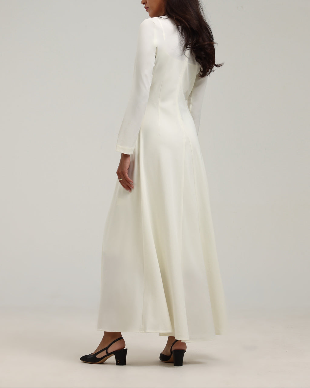 Megan Knot Dress- Cream