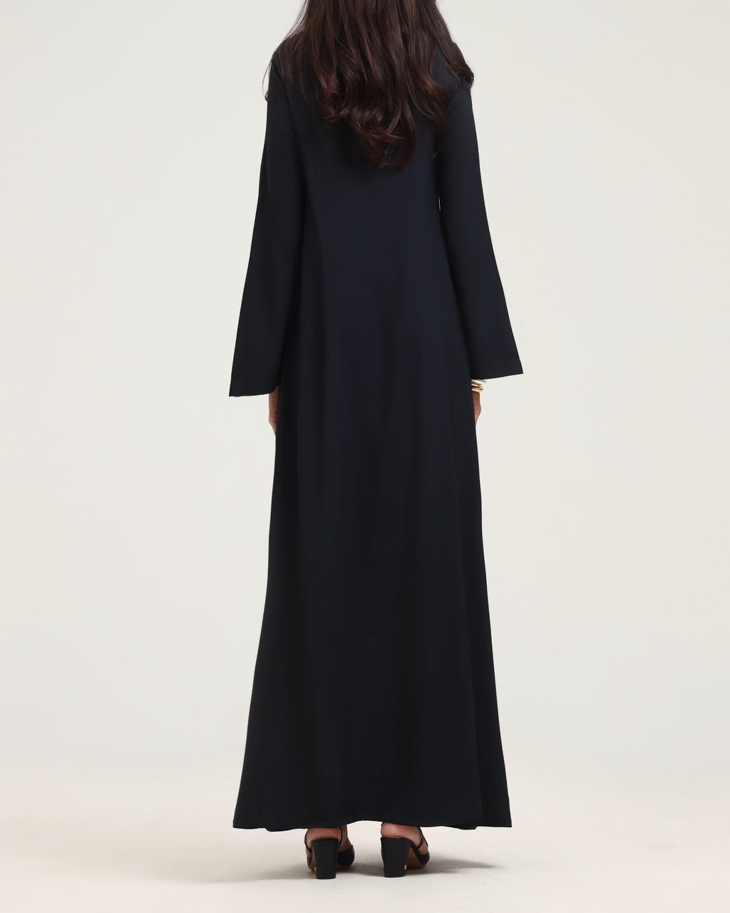 High Neck Dress- Black