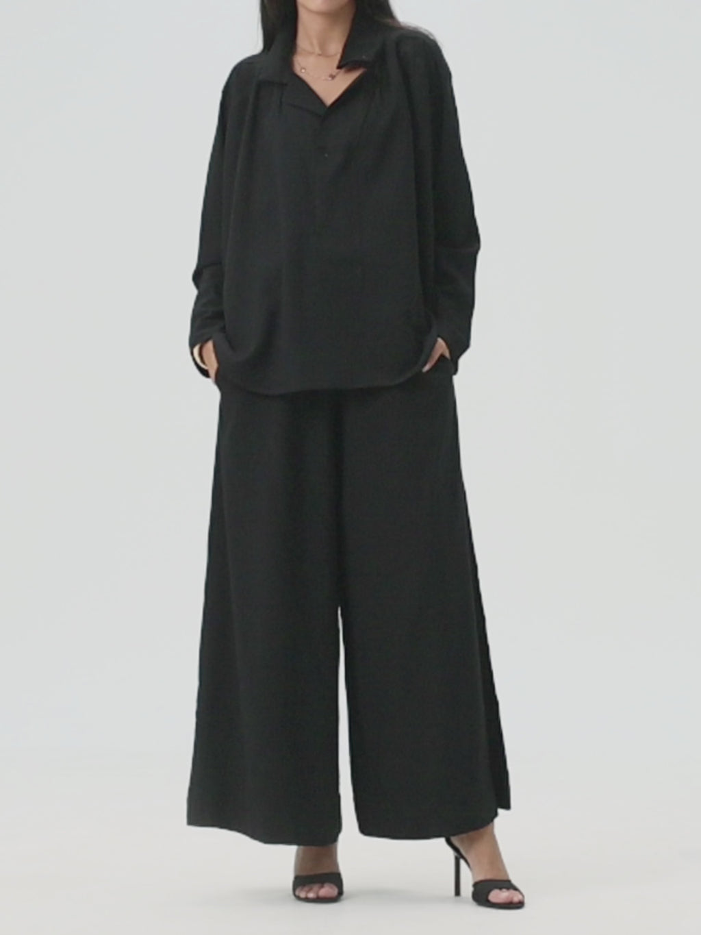 Soft Cotton Shirt 2 - Black
