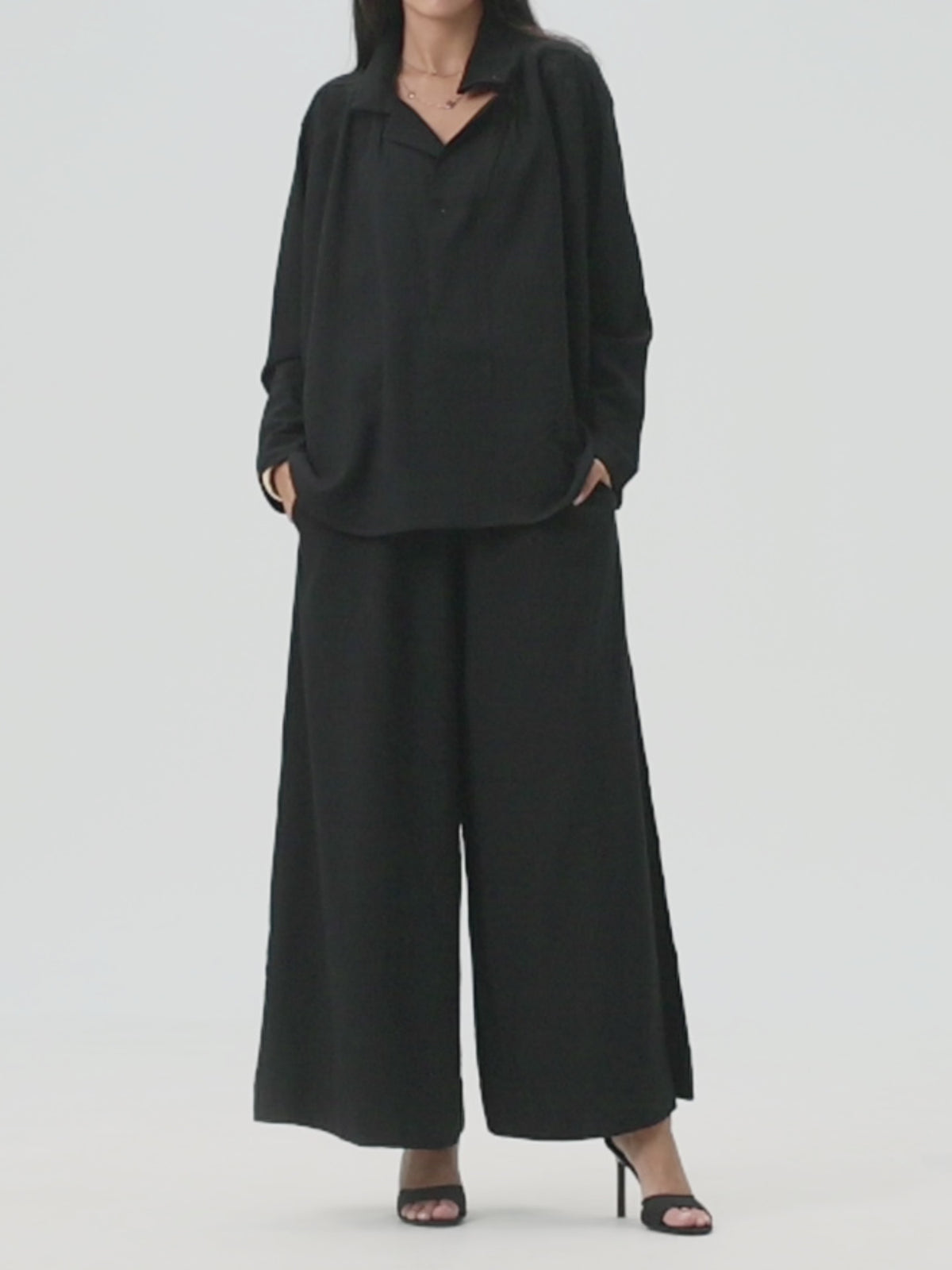 Soft Cotton Shirt 2 - Black